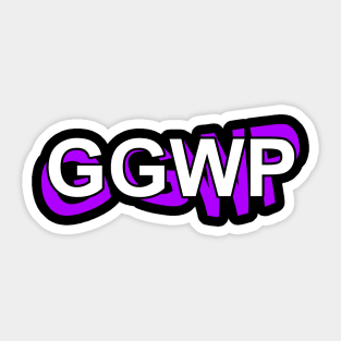 Gamer T Shirt - GGWP Sticker